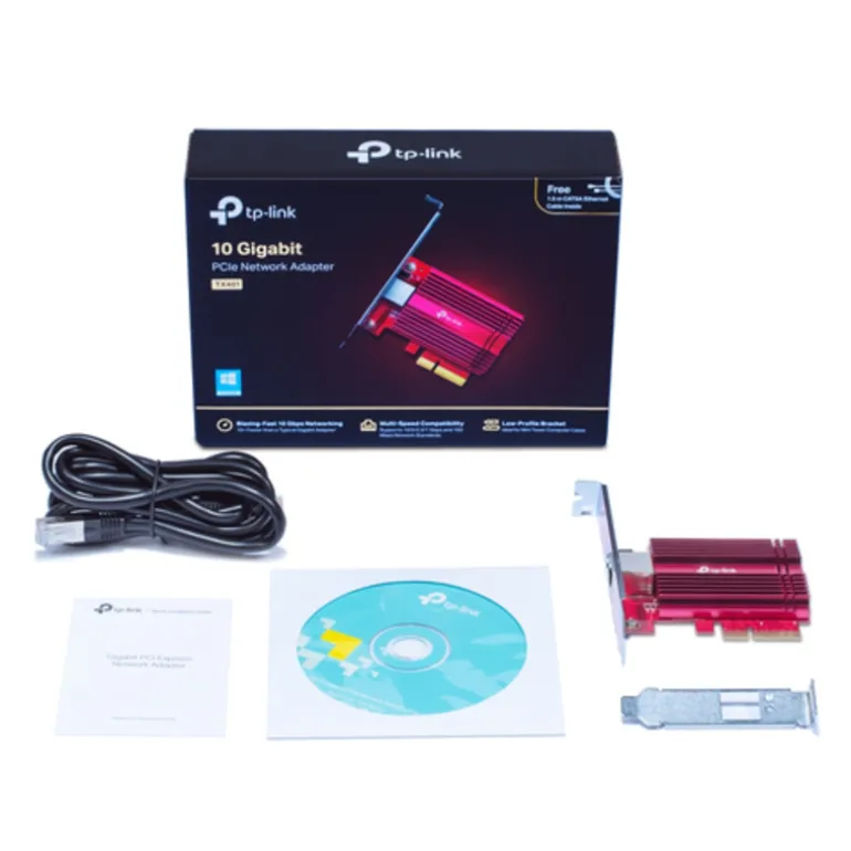 Adaptador de Red TP-Link TX401 PCIe 3.0 x4 10G