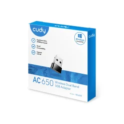 Adaptador Wi-Fi Cudy WU650 Dual Band USB