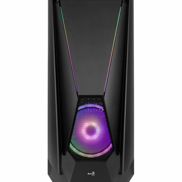 Aerocool Visor RGB Cristal Templado / Negro - Caja/Torre