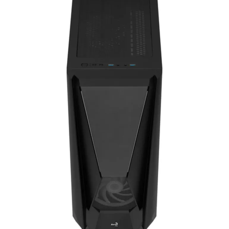 Aerocool Visor RGB Cristal Templado / Negro - Caja/Torre
