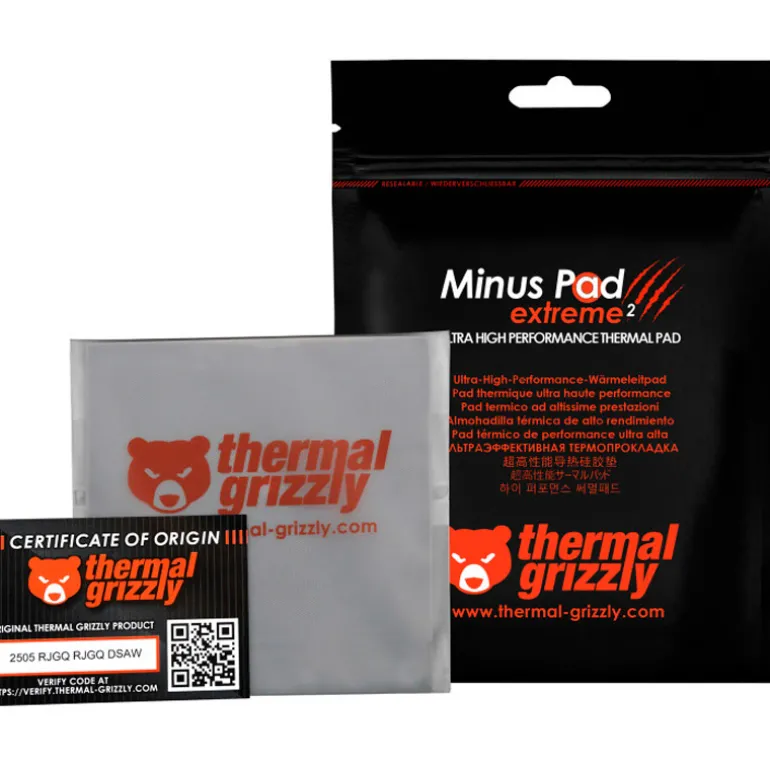 Almohadilla Térmica Thermal Grizzly Minus Pad Extreme 2 100 x 100 x 0,5mm