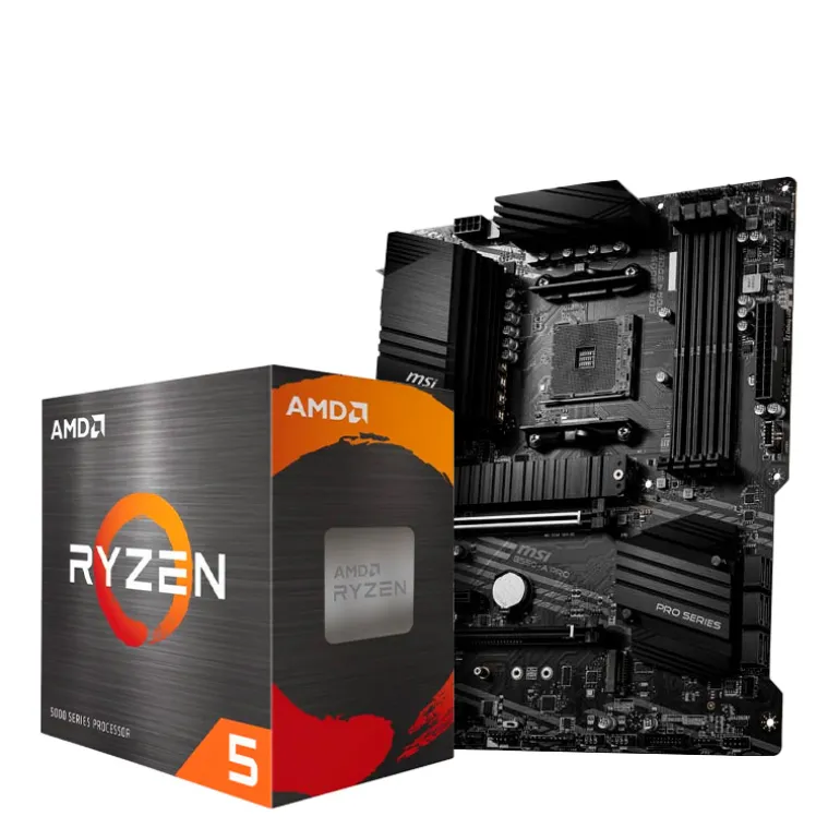AMD Ryzen 5 4500 4.1GHz Boxed + MSI B550-A PRO