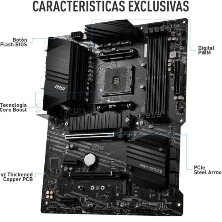 AMD Ryzen 5 4500 4.1GHz Boxed + MSI B550-A PRO