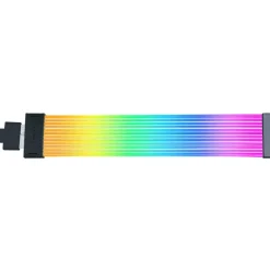 Cable Extensión Lian Li Strimer Wireless ARGB PW16-121W 12 + 4 Pines Para GPU Blanco