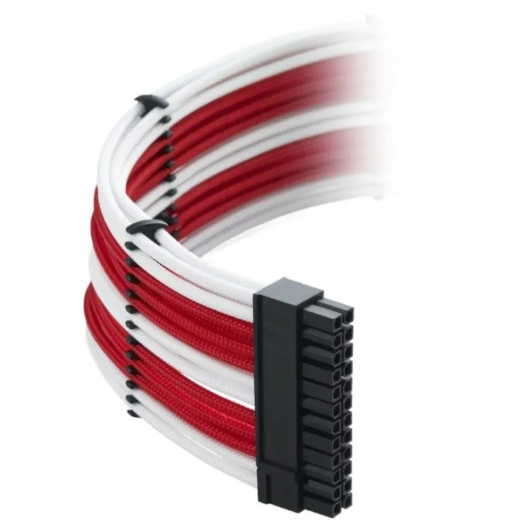 CableMod Classic ModMesh C-Series Corsair RMi & RMx Blanco/Rojo - Kit Cables