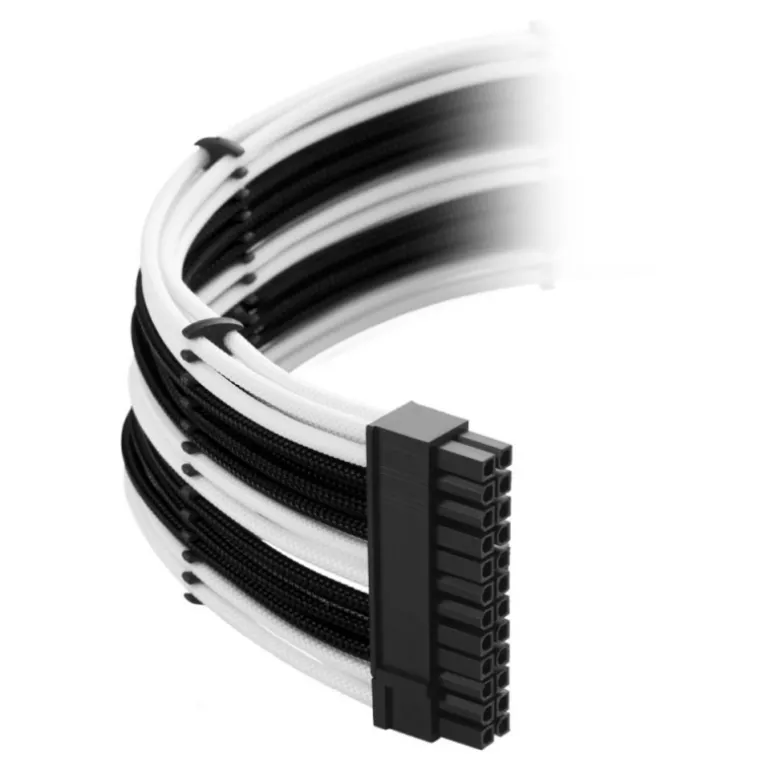 CableMod Classic ModMesh C-Series Corsair RMi & RMx Negro/Blanco - Kit Cables