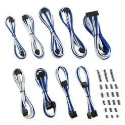 CableMod Classic ModMesh RT-Series Asus / Seasonic Blanco/Azul - Kit Cables