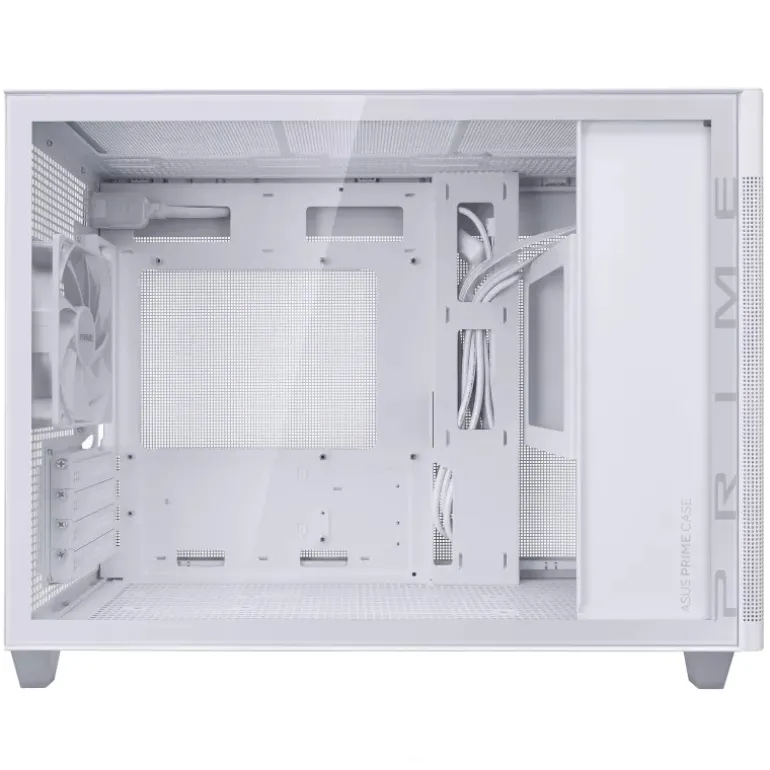 Caja/Torre Asus PRIME AP201 Cristal Templado Blanco
