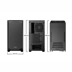 Caja/Torre be quiet! Pure Base 500 Window Cristal Templado / Negro