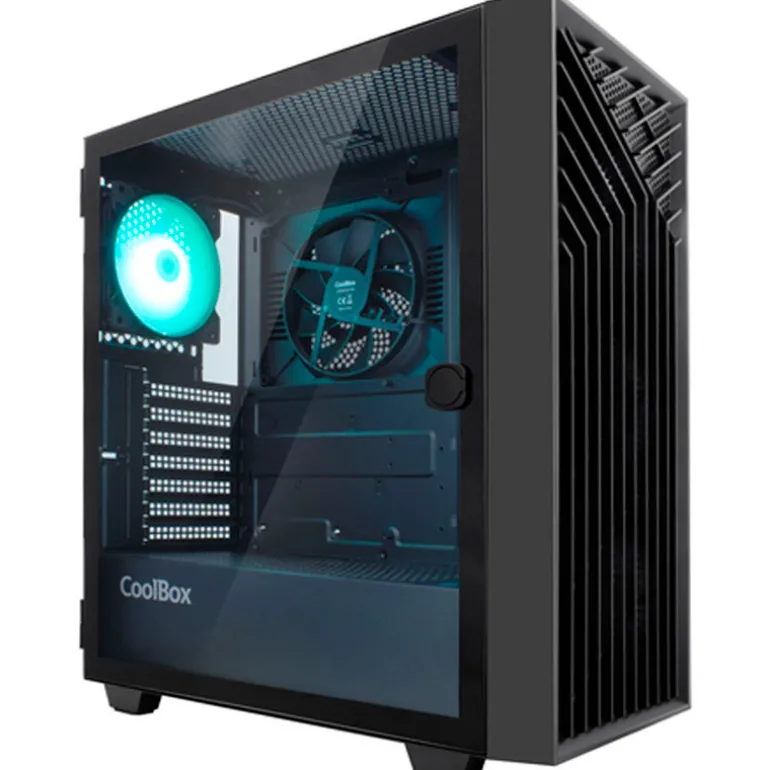 Caja/Torre Coolbox GA300 GRIDLINE ARGB Negra