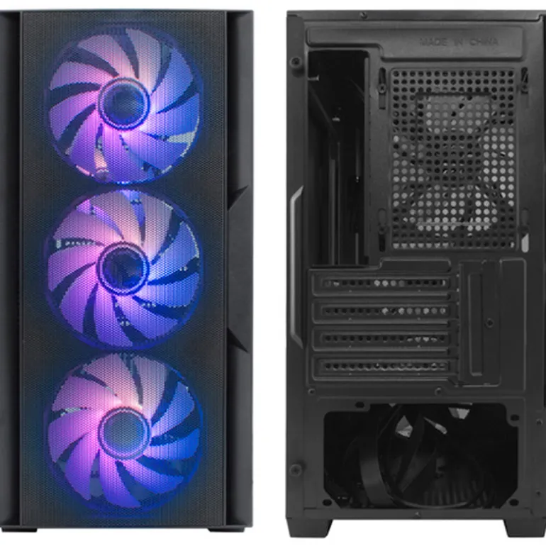 Caja/Torre Coolbox GM220 MPFUSION ARGB Negra