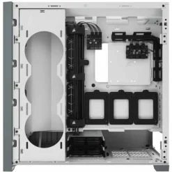 Caja/Torre Corsair iCUE 5000X RGB White Cristal Templado