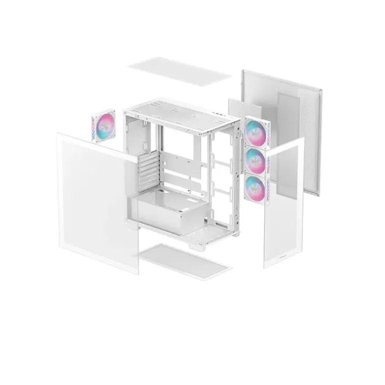 Caja/Torre DeepCool CG580 4F Blanco