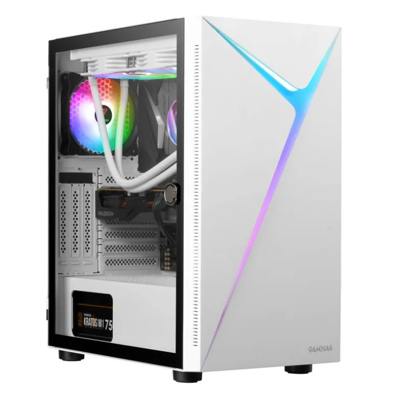 Caja/Torre Gamdias Argus E4 Elite Blanco