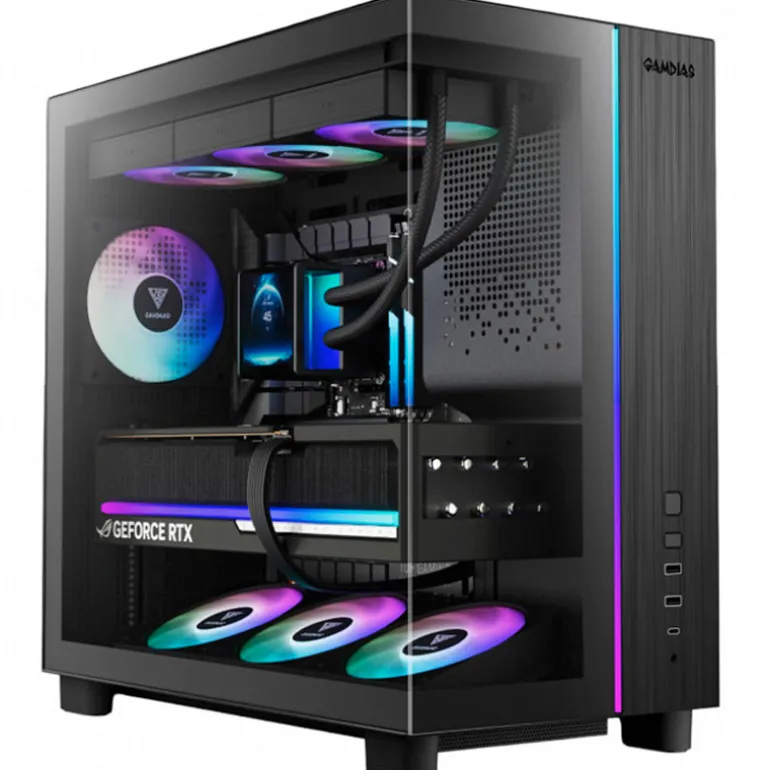 Caja/Torre Gamdias Atlas M4 ARGB Negro