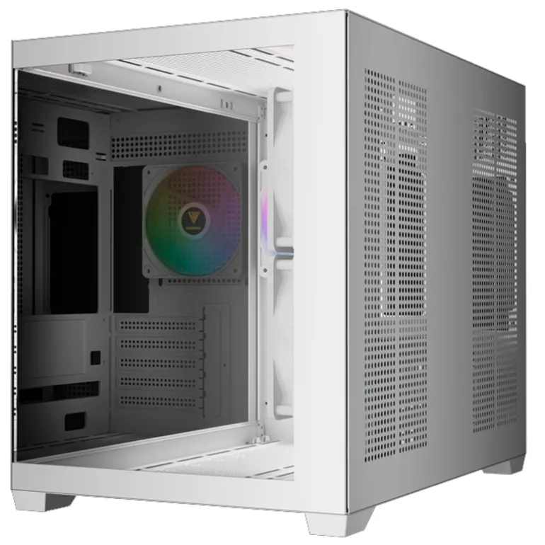 Caja/Torre Gamdias Aura GC10M ARGB Blanco
