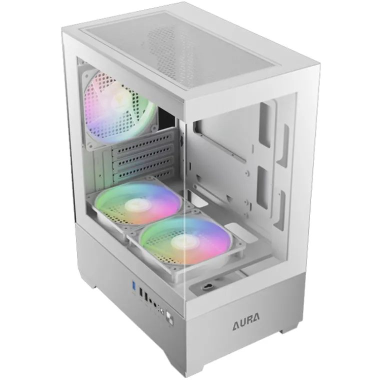 Caja/Torre Gamdias Aura GC9M ARGB Blanco
