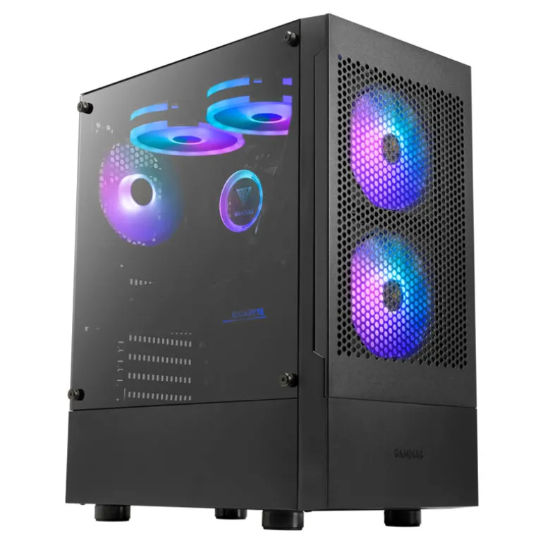 Caja/Torre Gamdias Talos E3 Mesh Negro