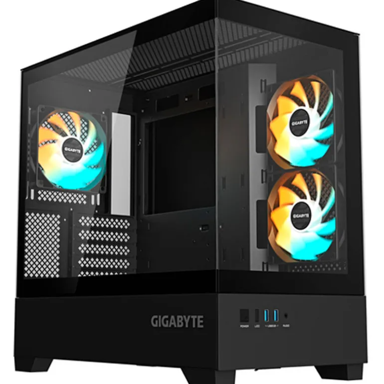 Caja/Torre Gigabyte C201 Panoramic RGB Negro