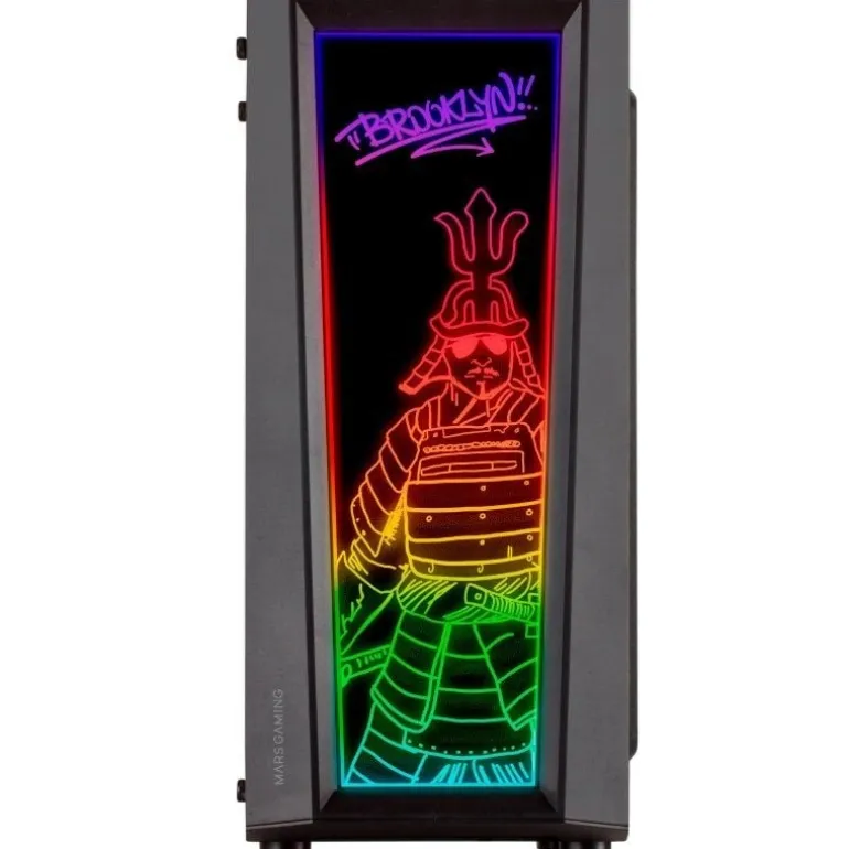 Caja/Torre Mars Gaming Artística MC-ART Gaming Negro
