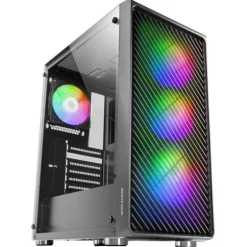 Caja/Torre Mars Gaming MC-F Mesh Negro