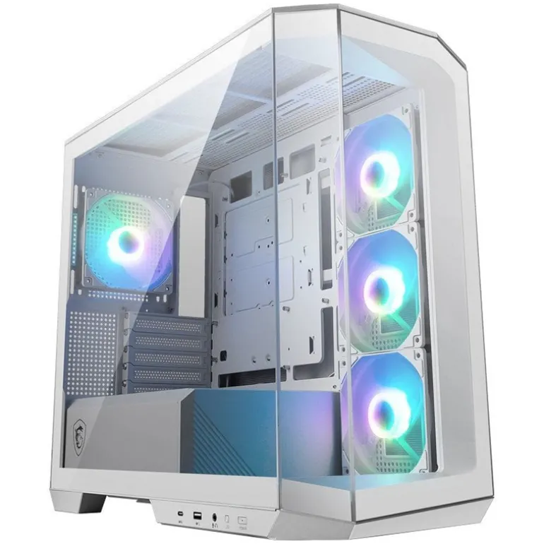 Caja/Torre MSI MAG PANO M100R PZ ARGB Blanco