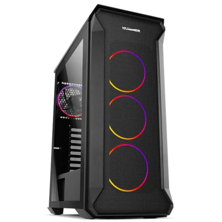 Caja/Torre Nox Hummer Quantum Cristal Templado