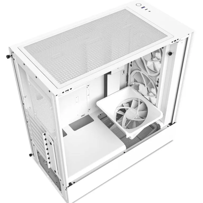Caja/Torre NZXT H5 Elite Blanco