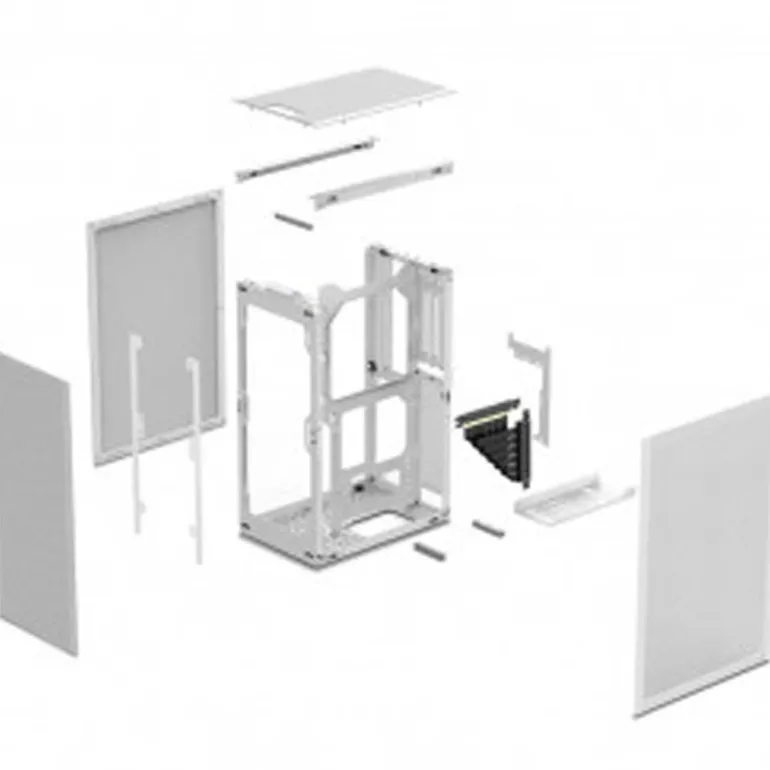 Caja/Torre Ssupd Meshlicious Full Mesh PCIE 4.0 Blanco