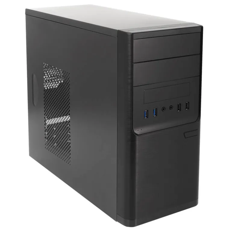 Caja/Torre UNYKAch Dark Shadow Negro + Fuente 500W