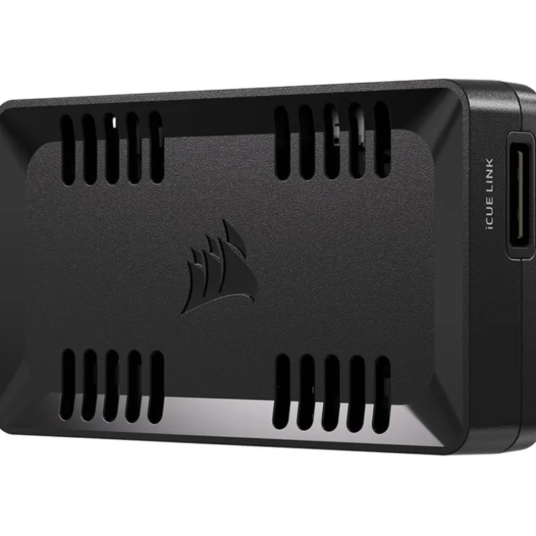 Controlador Corsair Commander Duo Iluminación Y Ventiladores iCUE LINK Y PWM ARGB Negro