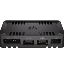 Controlador Corsair Commander Duo Iluminación Y Ventiladores iCUE LINK Y PWM ARGB Negro