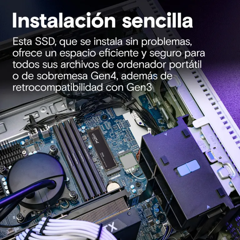 Disco Duro M.2 Crucial P310 4TB PCIe Gen4 x4 NVMe SSD