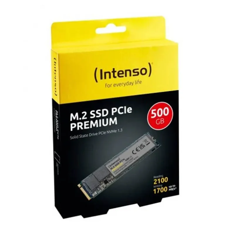 Disco Duro M.2 Intenso Premium 500GB PCIe Gen3 x4 NVMe SSD