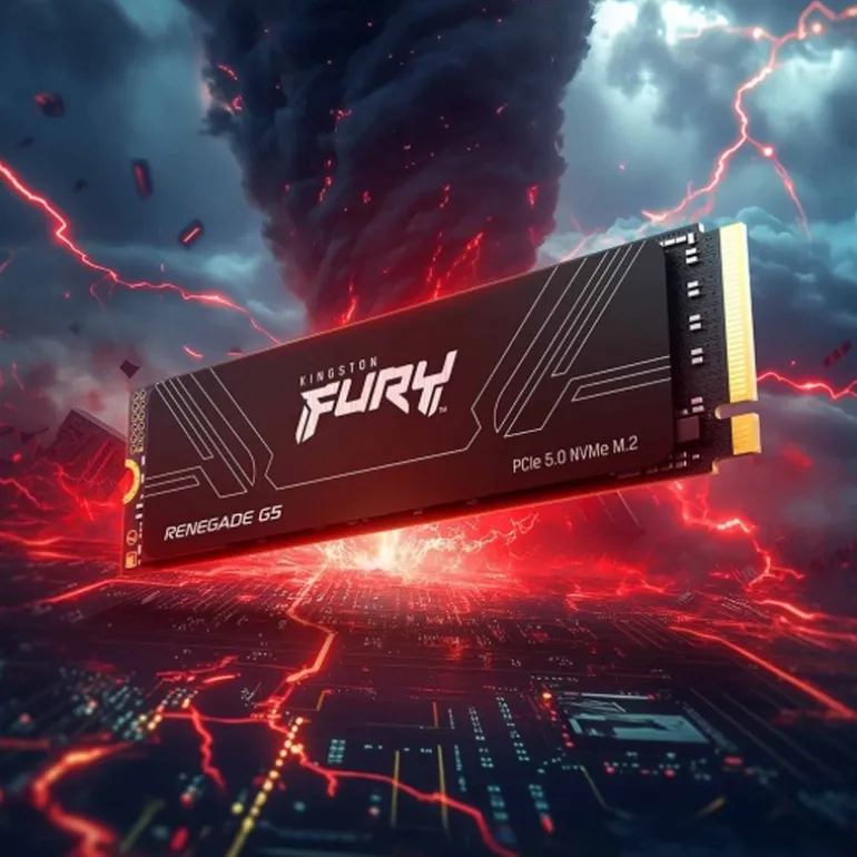 Disco Duro M.2 Kingston Fury Renegade G5 2TB PCIe Gen5 x4 NVMe SSD