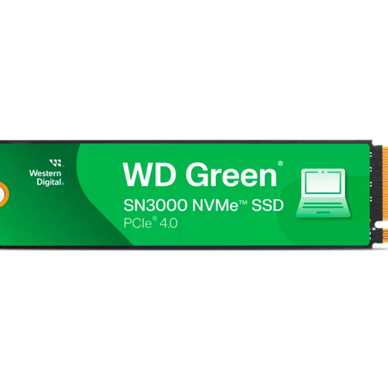 Disco Duro M.2 Western Digital Green SN3000 500GB PCIe Gen4 x4 NVMe SSD
