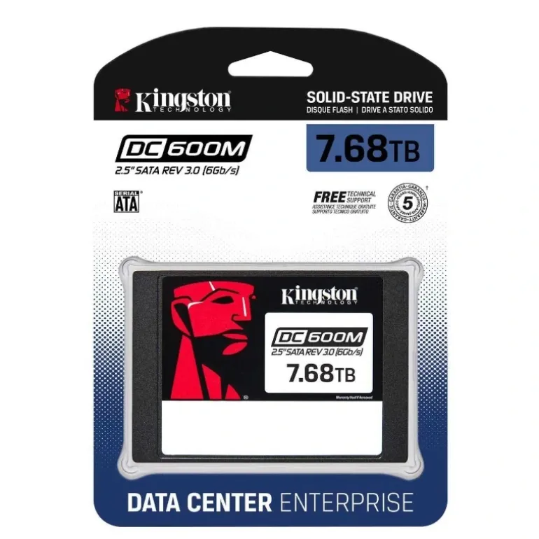 Disco Duro SSD Kingston DC600M 7.68TB 2.5" SATA3