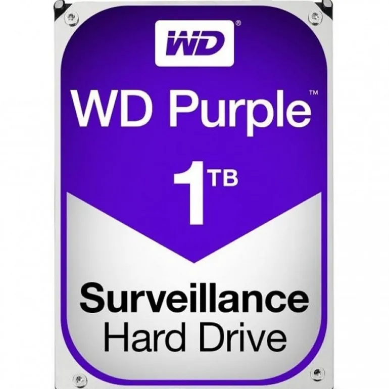 Disco Duro Western Digital WD Purple Surveillance 1TB 3.5" SATA3 64MB