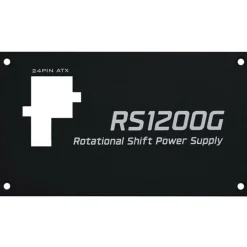 Fuente/PSU Lian Li Rotational Shift RS1200G 80 Plus Gold 1200W ATX 3.1 Modular Con Hub Negro
