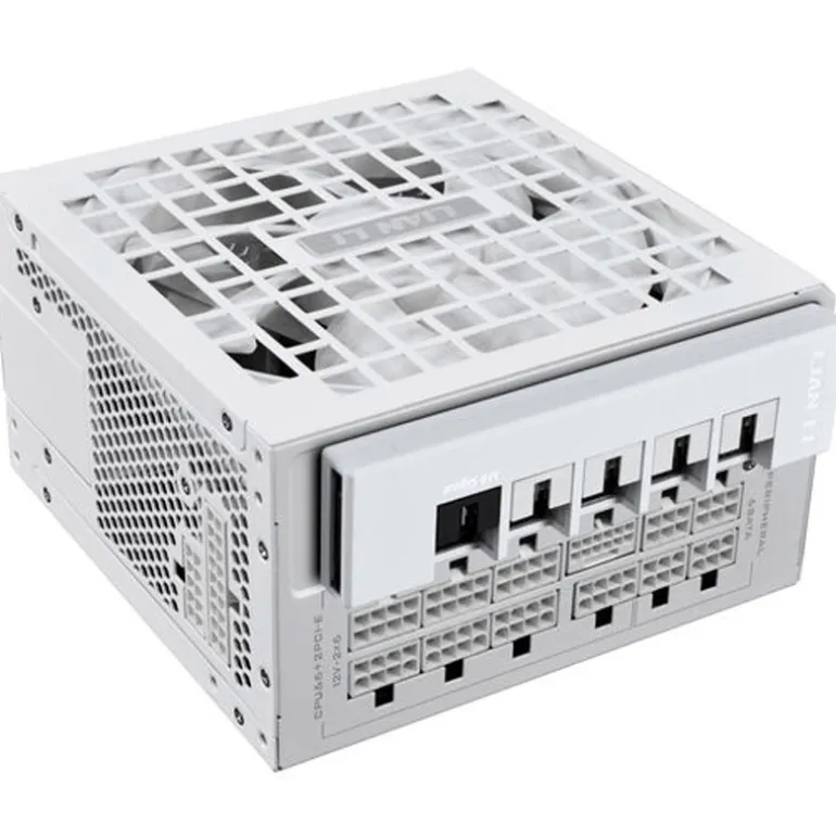 Fuente/PSU Lian Li Rotational Shift RS1000G 80 Plus Gold 1000W ATX 3.1 Modular Con Hub Blanco