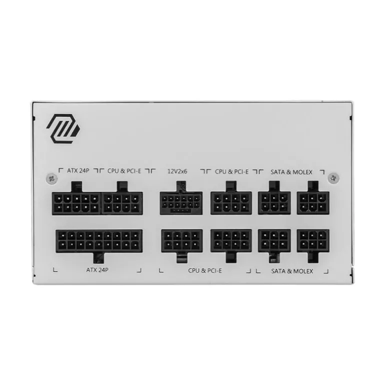 Fuente/PSU MSI MAG A850GL White 80 Plus Gold 850W ATX 3.1 PCIe 5.1 Modular