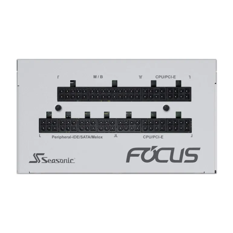 Fuente/PSU Seasonic Focus GX V4 80 Plus Gold 1000W ATX 3.0 PCIE 5.0 Modular Blanco