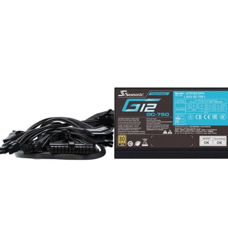 Fuente/PSU Seasonic G12 GC RT2 80 Plus Gold 750W