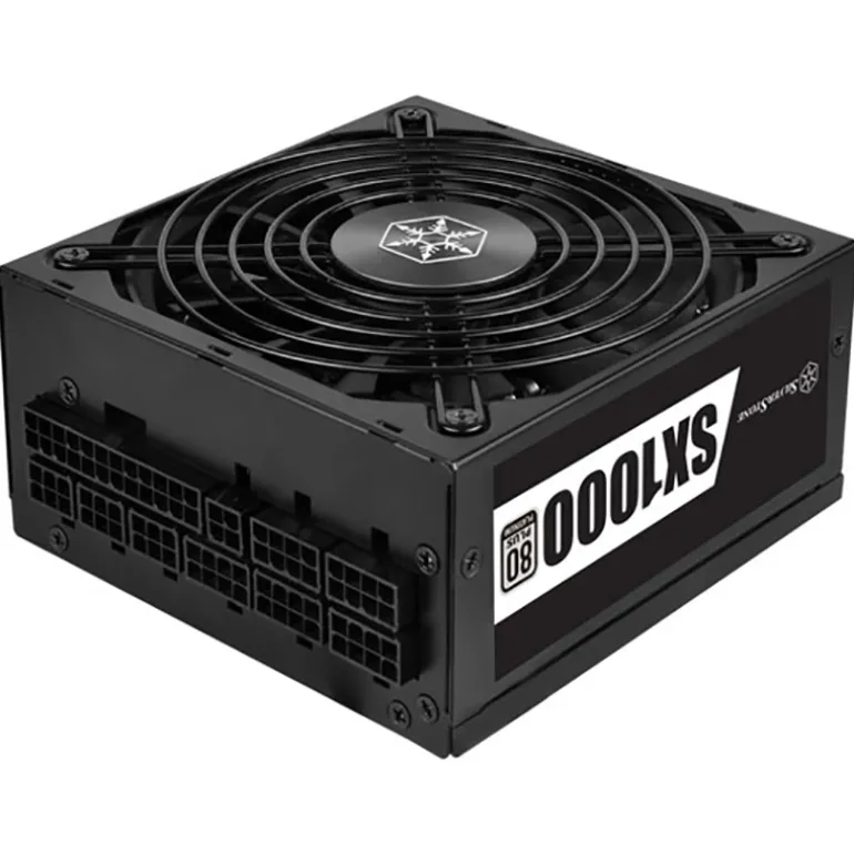 Fuente/PSU Silverston SX1000 Platinum 80 Plus Platinum 1000W Modular