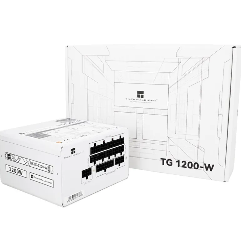 Fuente/PSU ThermalRight TR-TG 1200-W 80 Plus Gold 1200W ATX 3.0 PCIE 5.0 Modular Blanco