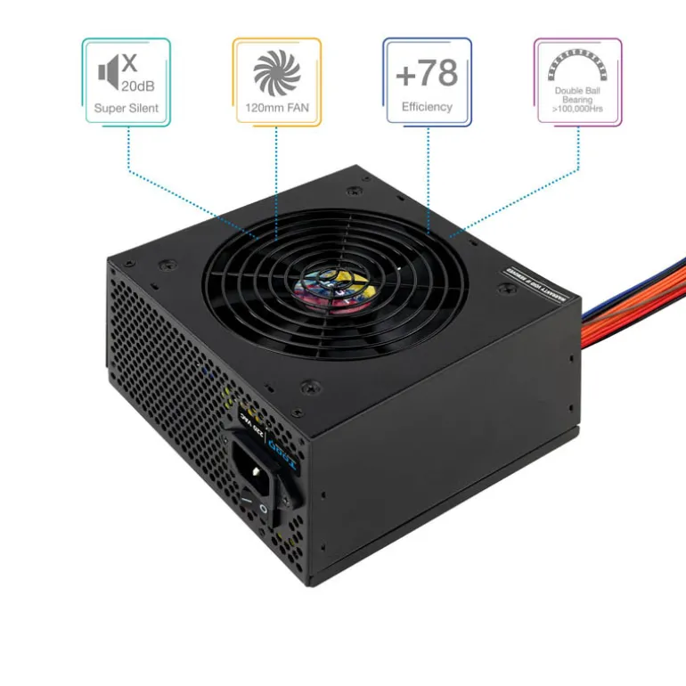 Fuente/PSU Tooq TQAPOLO-600SP 600W
