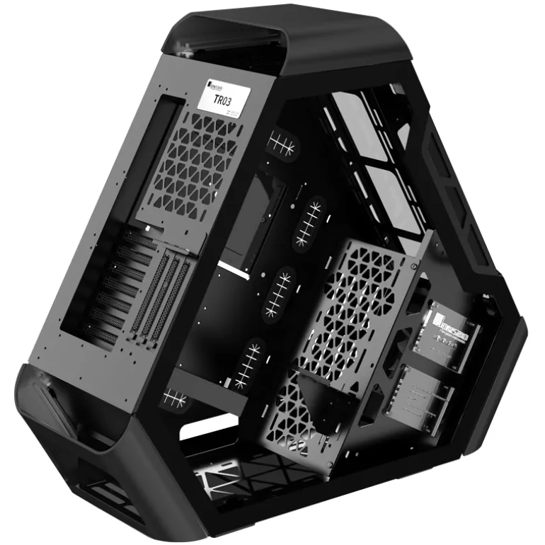 Jonsbo TR03-A Black Cristal Templado - Caja/Torre