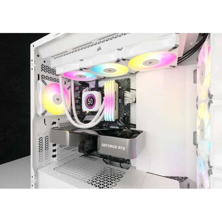 Kit Refrigeración Líquida Corsair iCUE H150i ELITE LCD XT Blanco