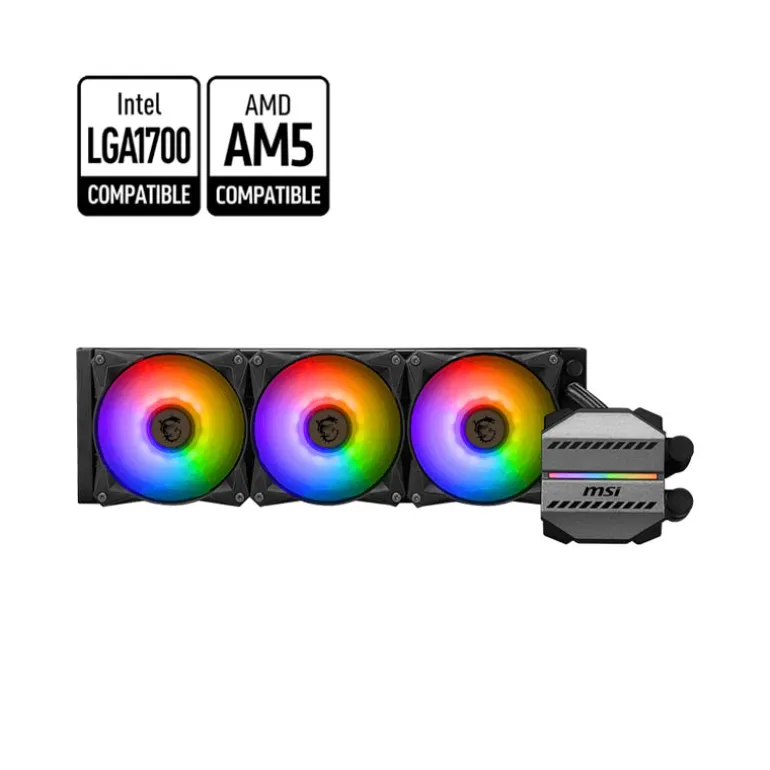 Kit Refrigeración Líquida MSI MAG CORELIQUID M360 Negro