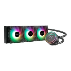 Kit Refrigeración Líquida Unykach Aquastorm 360 Display Temperatura Negro